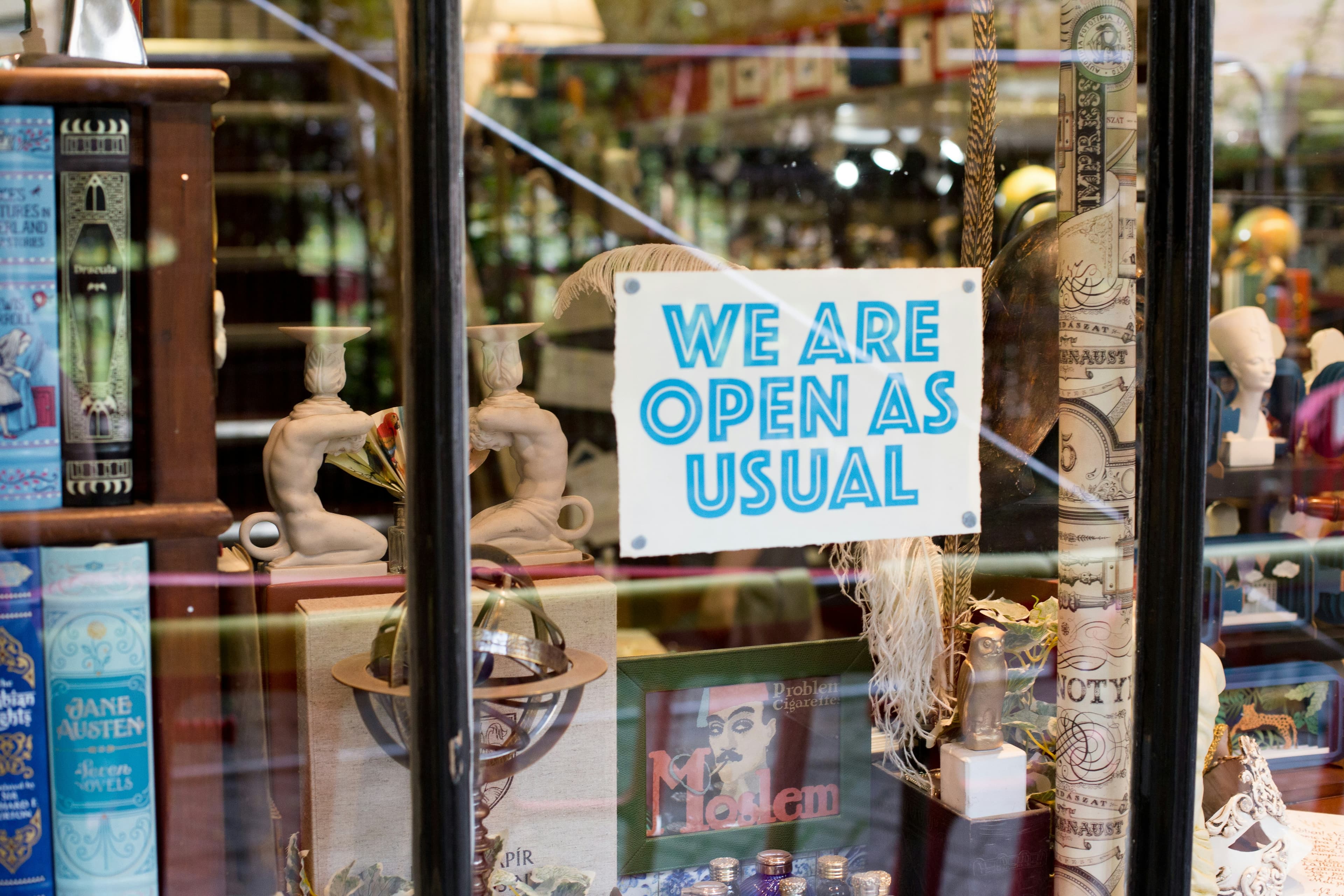 We are open as usual