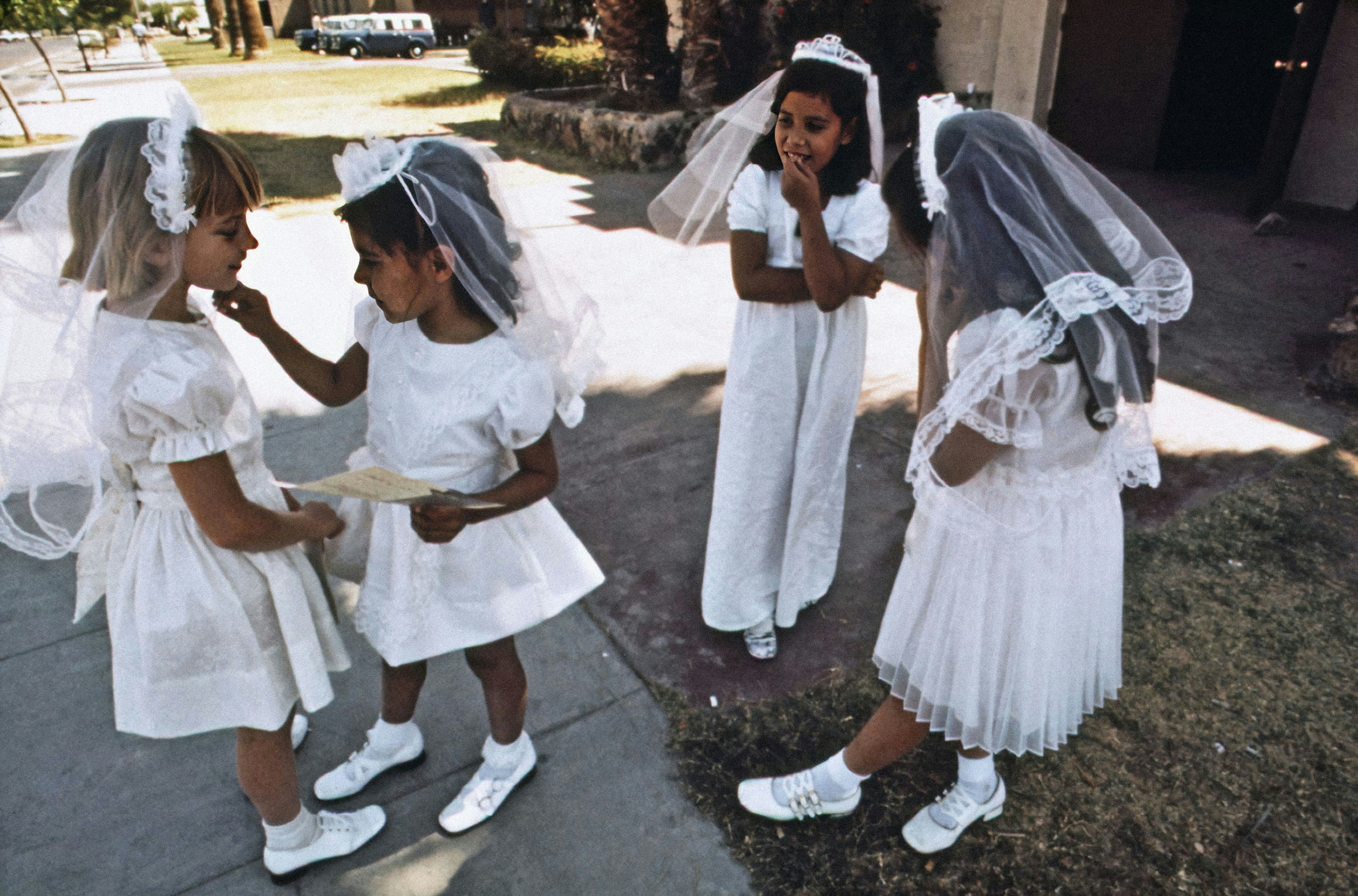 May 1972: First communion (Charles O'Rear/Documerica)